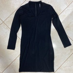 Cotton On Black Neck Cut Out Dress